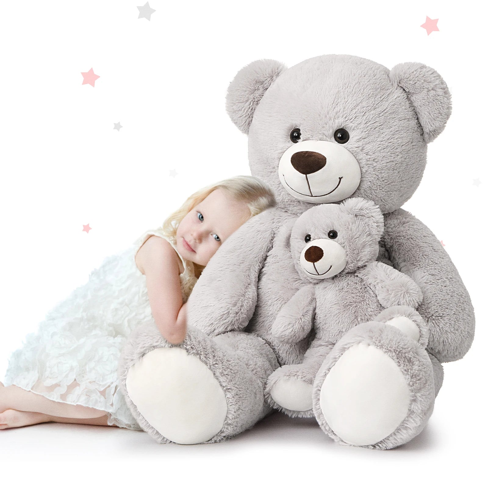 Mommy & Baby Giant Teddy Bear – The Perfect Gift for Love & Comfort