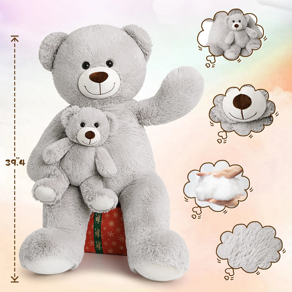 Mommy & Baby Giant Teddy Bear – The Perfect Gift for Love & Comfort
